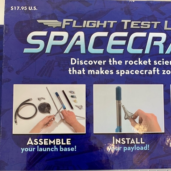 Flight Test Lab Kit SPACECRAFT Build Launch 4 Different Spacecraft NASA Shuttle - Picture 9 of 16